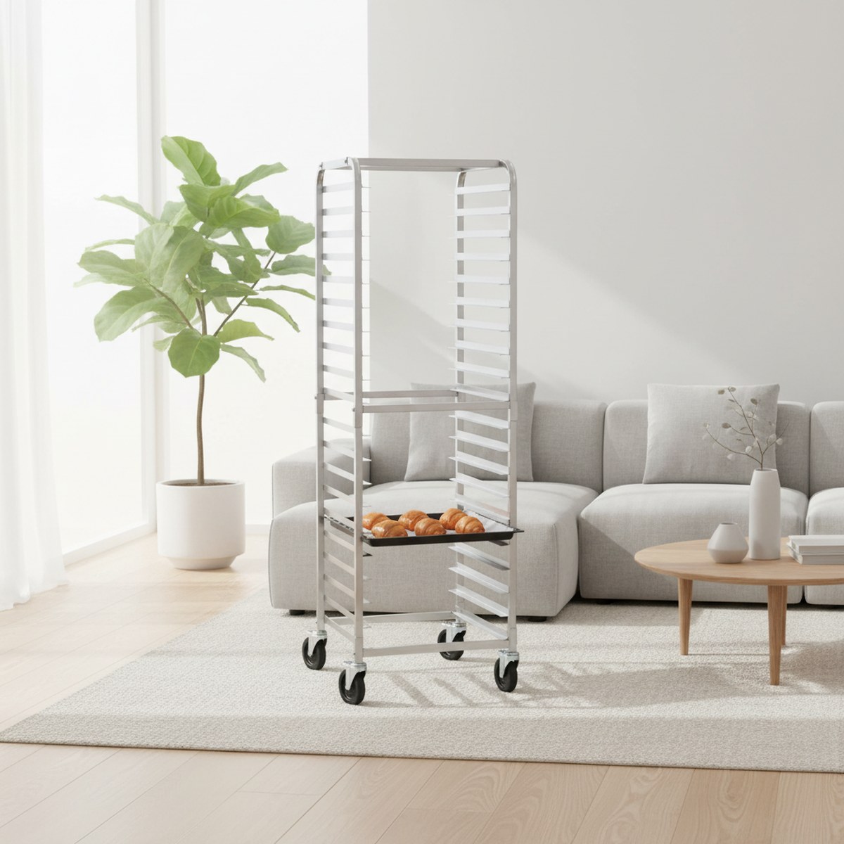 Kitchen Baking Trolley - Kommerzieller Backwagen mit 20 Etagen aus
