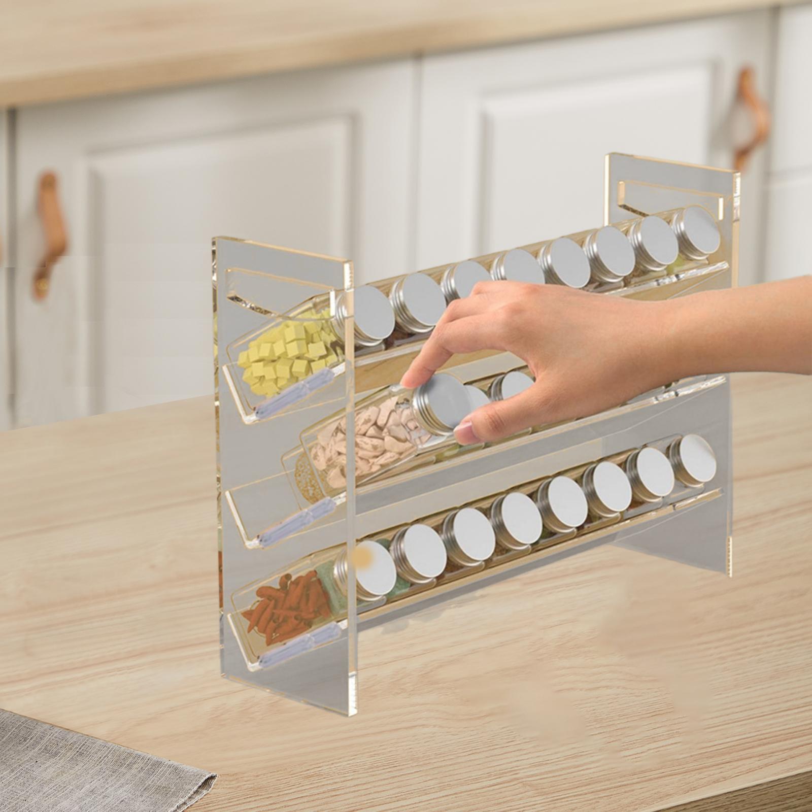 Kitchen Baking Pantry - Acryl-Gewürzregal, Parfüm-Organizer, Ständer, Küchenaufbewahrungslösung für Küche,