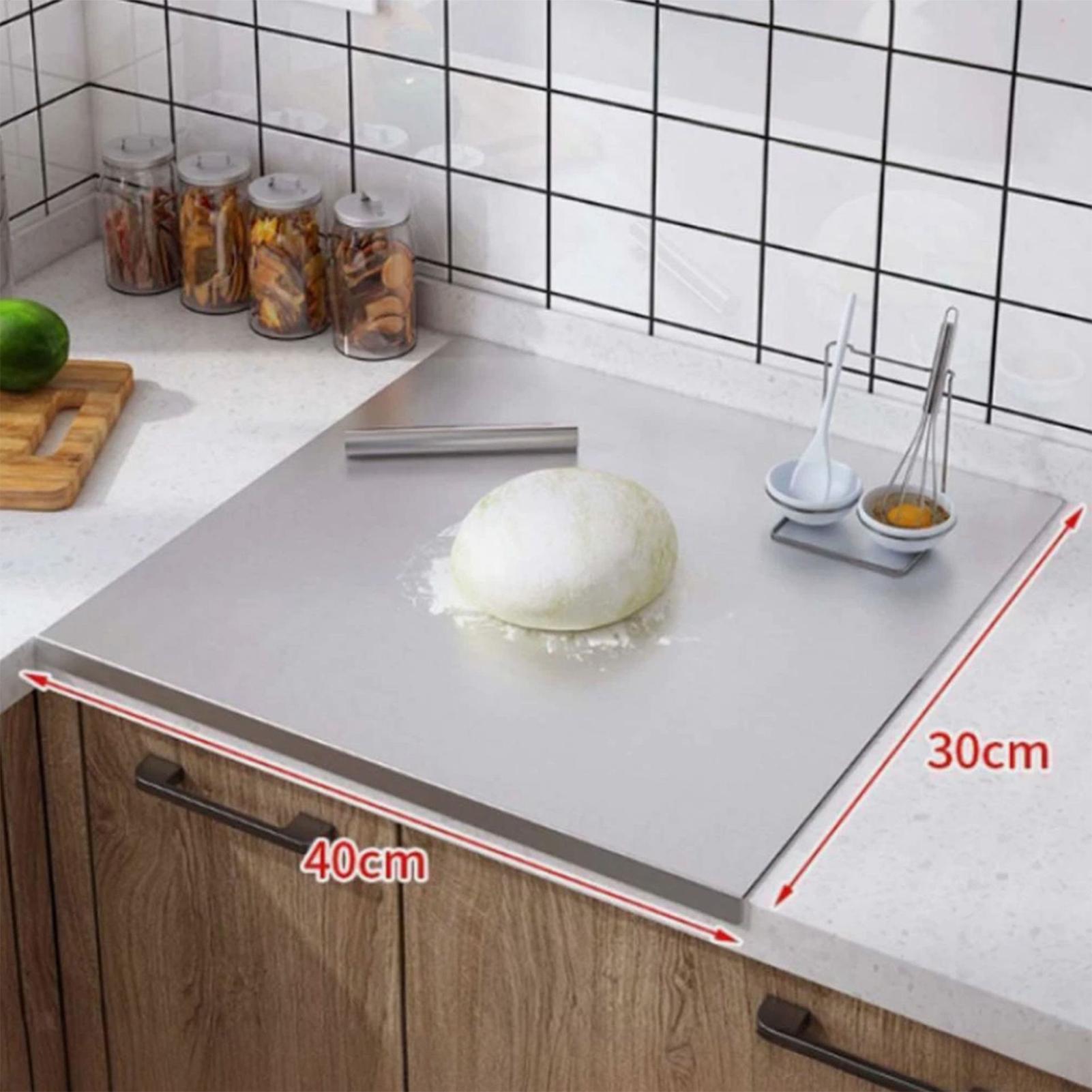 Kitchen Tools In Baking - Edelstahl-Schneidebrett Antihaftbeschichtet Beidseitig Verwendbar Fleisch-Schneidebretter Küchenwerkzeug