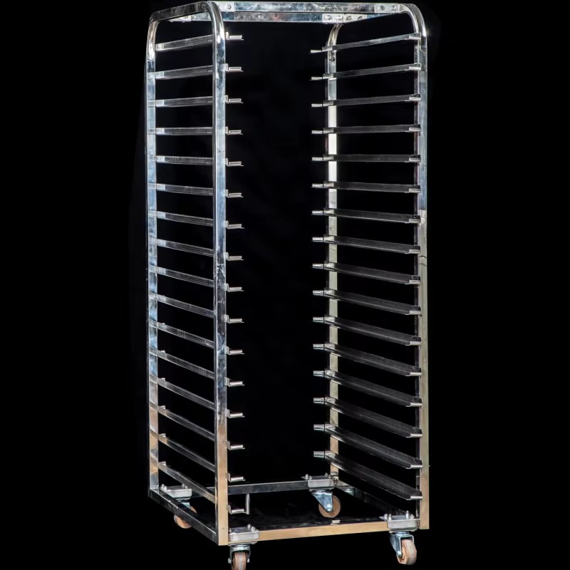 Kitchen Baking Trolley - Küchenausstattung 20-stöckiger Edelstahl Blechständer Backblechständer Rollwagen