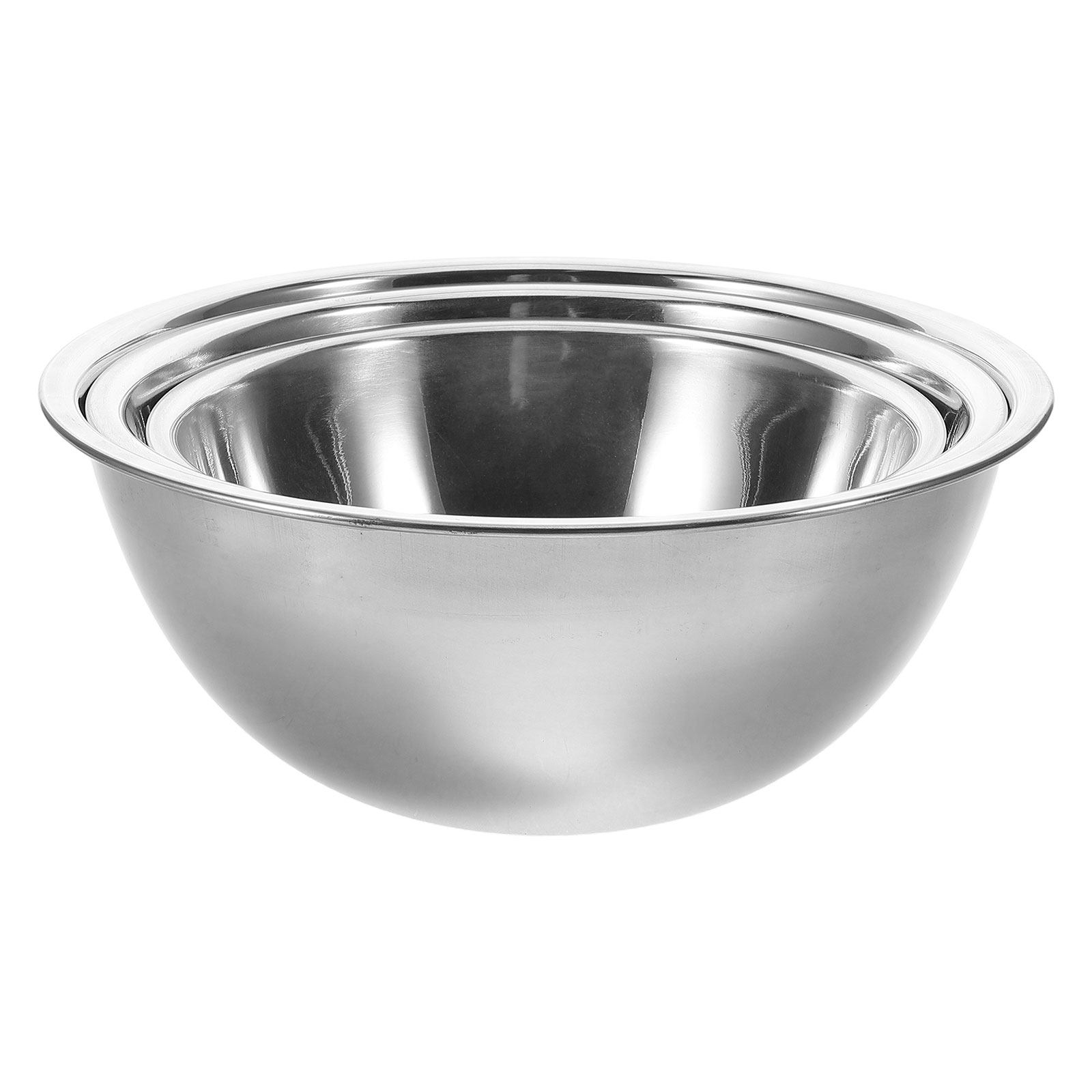 Baking (Kitchen Ingredient) - 3-teiliges Edelstahl-Rührschüssel-Set mit Großer Kapazität und