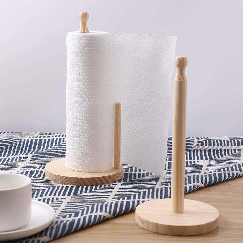 Kitchen Baking Paper Holder - 1 Stück hölzerner stehender Papierhandtuchhalter –