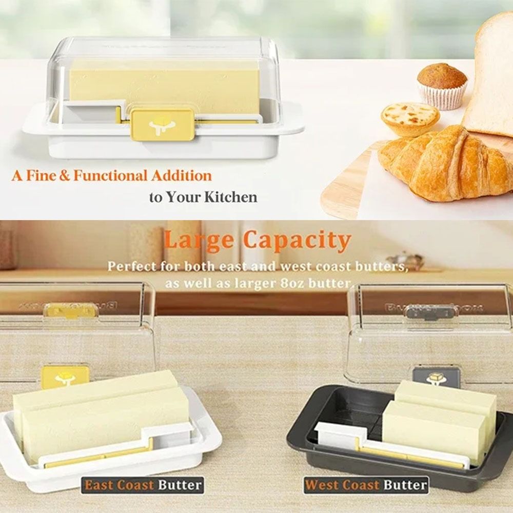 Butter-Aufbewahrungsbox mit Kl – Kitchen Baking Storage Containers Bewertung und Preis