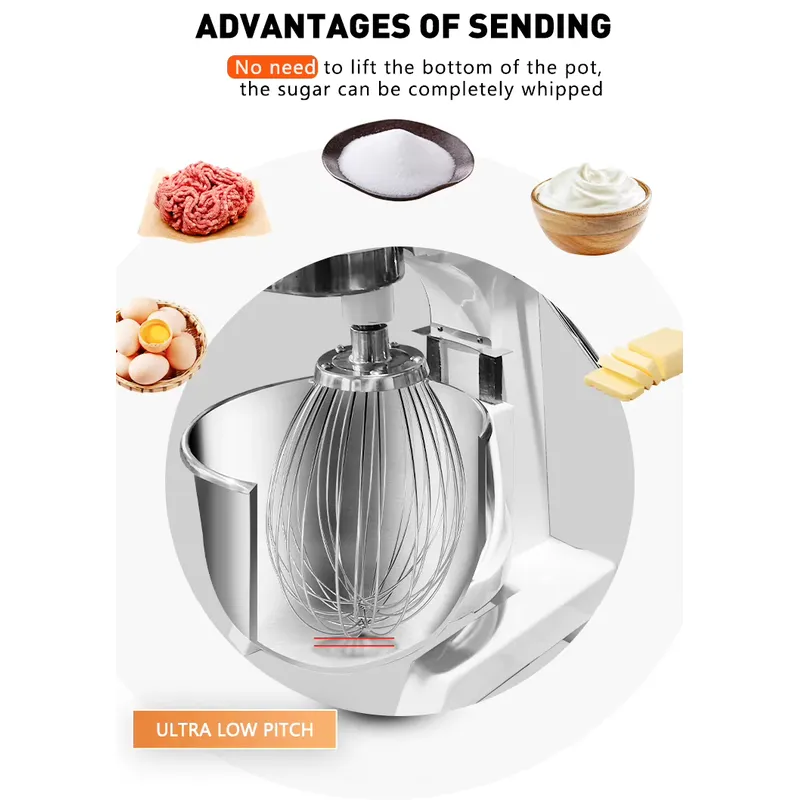 Kommerzieller 7L Planetenmixer – Baking (Kitchen Ingredient) Bewertung und Preis
