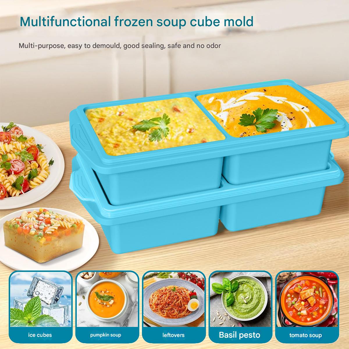 Große Silikon-Eiswürfelform mi – Kitchen Baking Storage Containers Bewertung und Preis