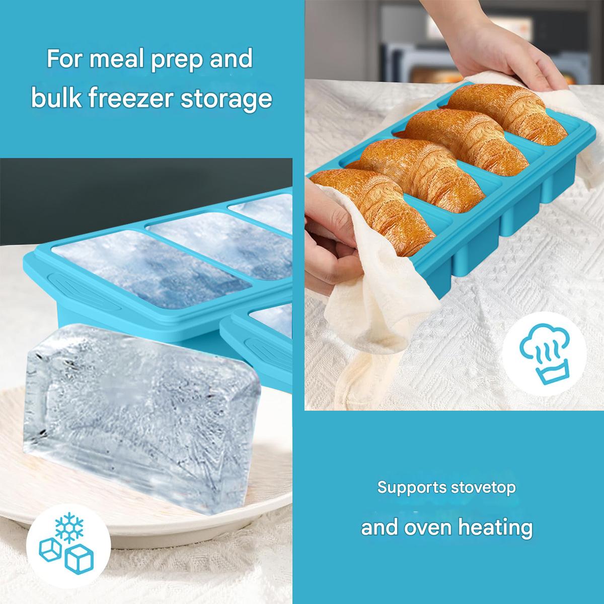 Große Silikon-Eiswürfelform mi – Kitchen Baking Storage Containers Bewertung und Preis
