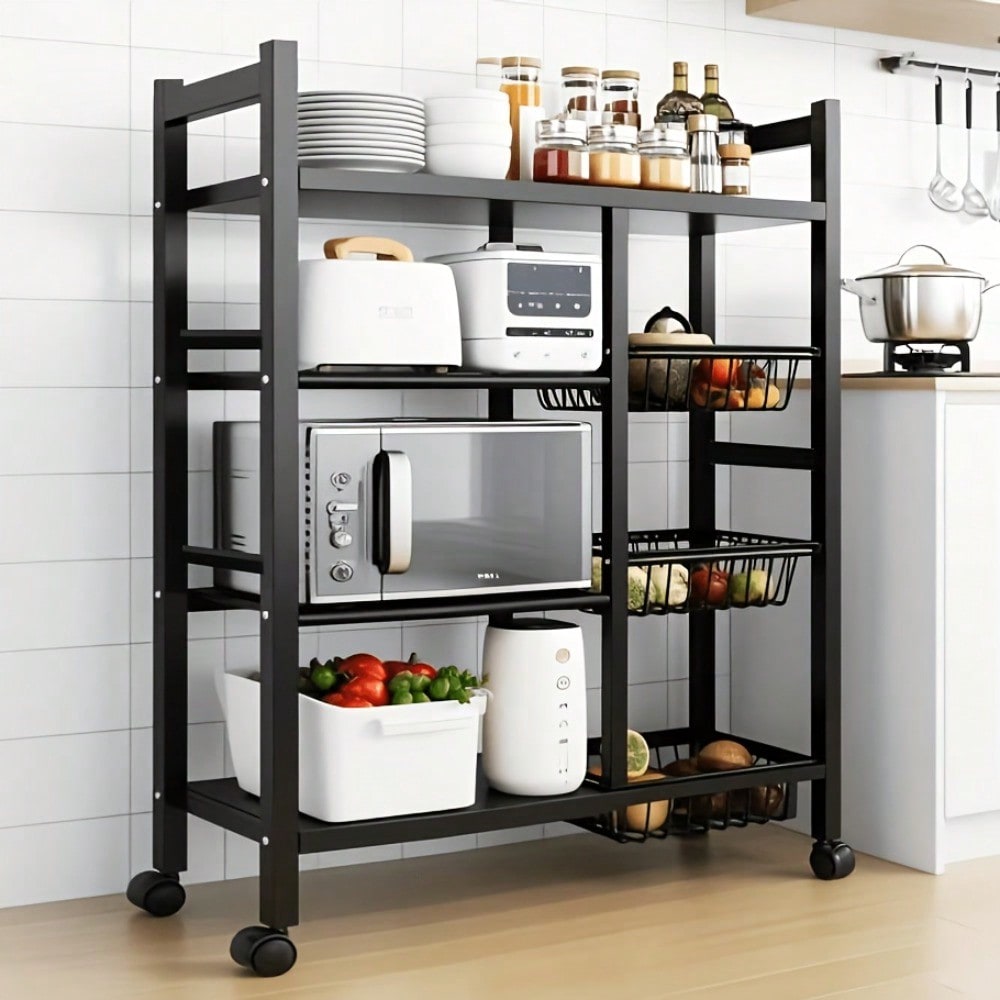 Bewegliches Küchenregal mit gr – Kitchen Baking Pantry Bewertung und Preis