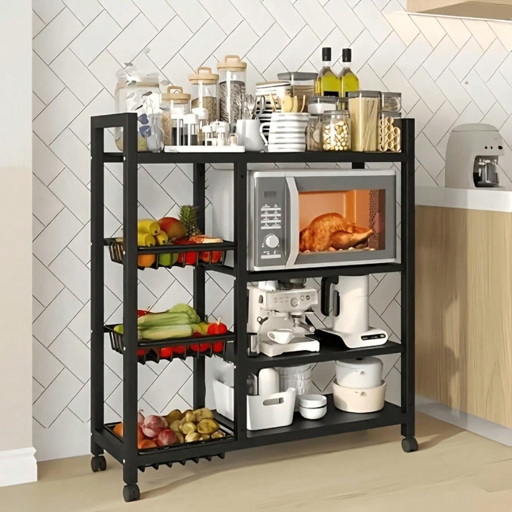 Bewegliches Küchenregal mit gr – Kitchen Baking Pantry Bewertung und Preis