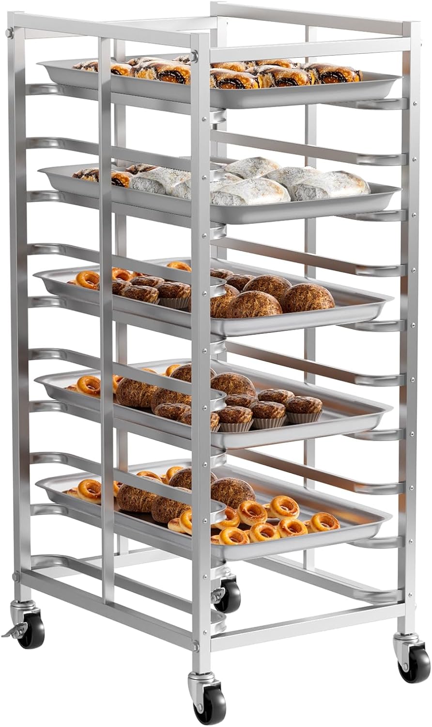 Kommerzieller Edelstahl-Backwa – Kitchen Baking Trolley Bewertung und Preis