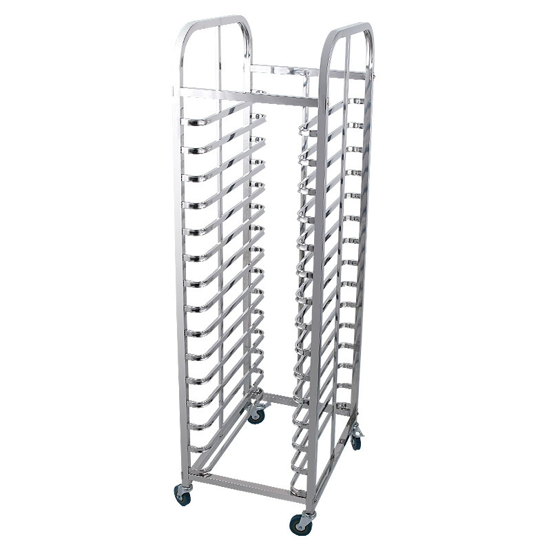 Edelstahl 15-stöckiger Doppelb – Kitchen Baking Trolley Bewertung und Preis