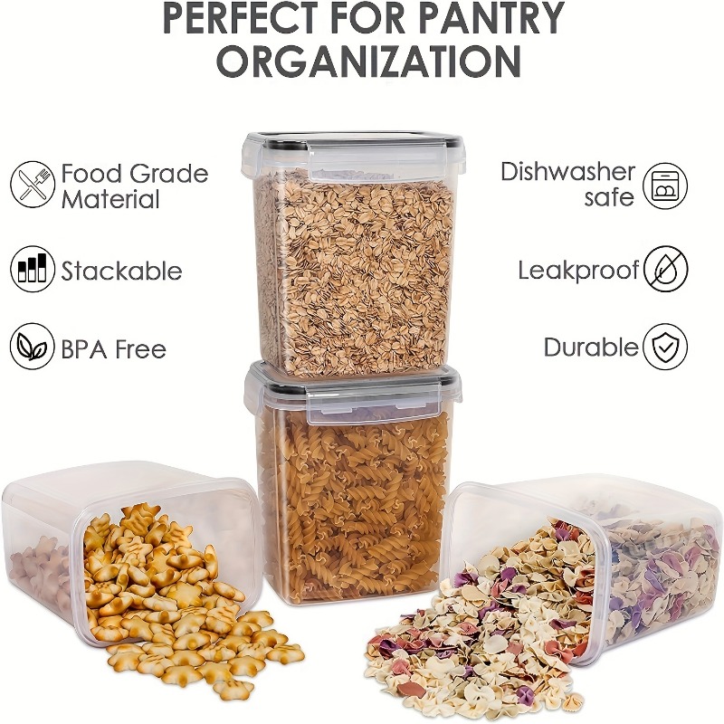 6Pcs Luftdichte Lebensmittel L – Kitchen Baking Pantry Bewertung und Preis
