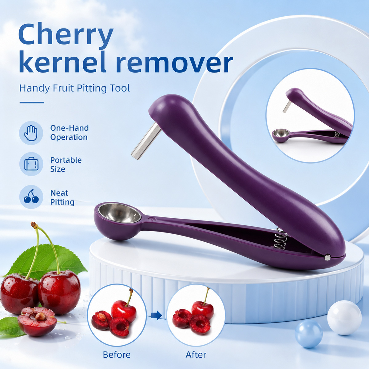 Kirschkern-Entferner Handliche – Kitchen Tools In Baking Bewertung und Preis