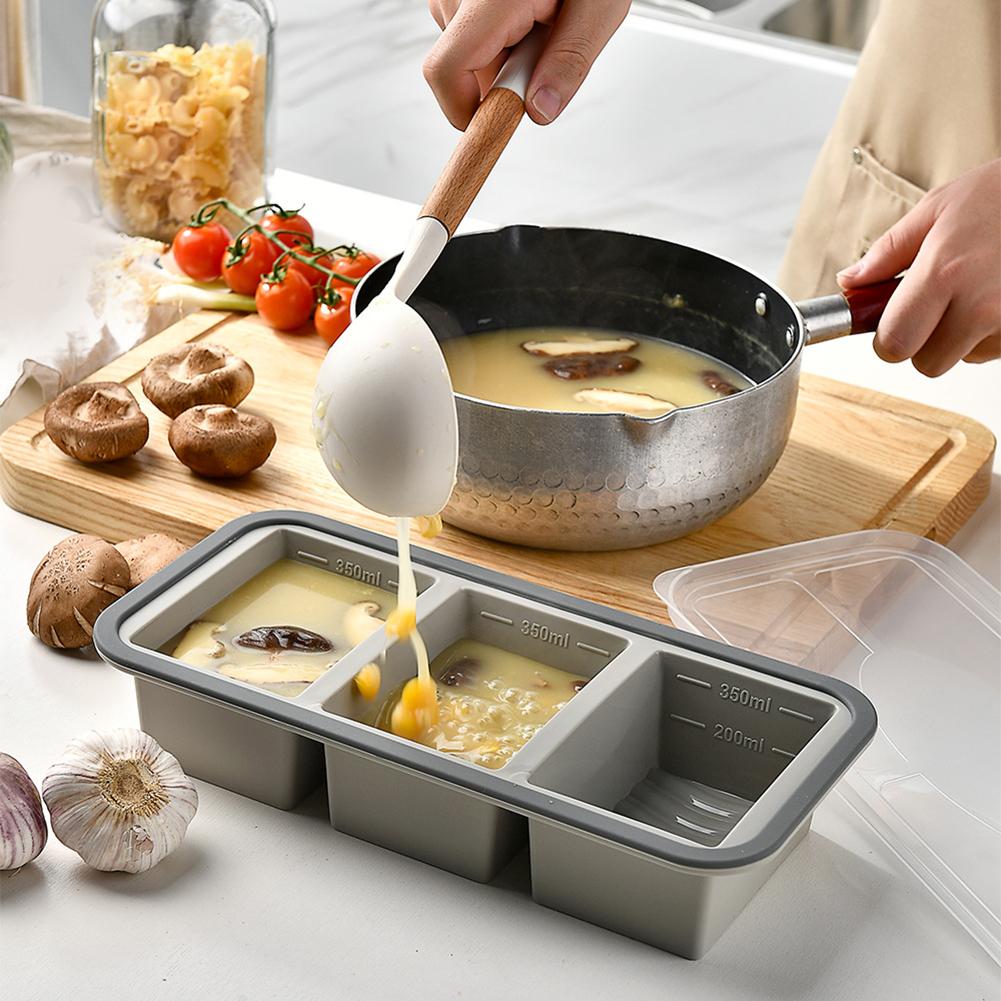 Große Silikon-Eiswürfelform mi – Kitchen Baking Storage Containers Bewertung und Preis