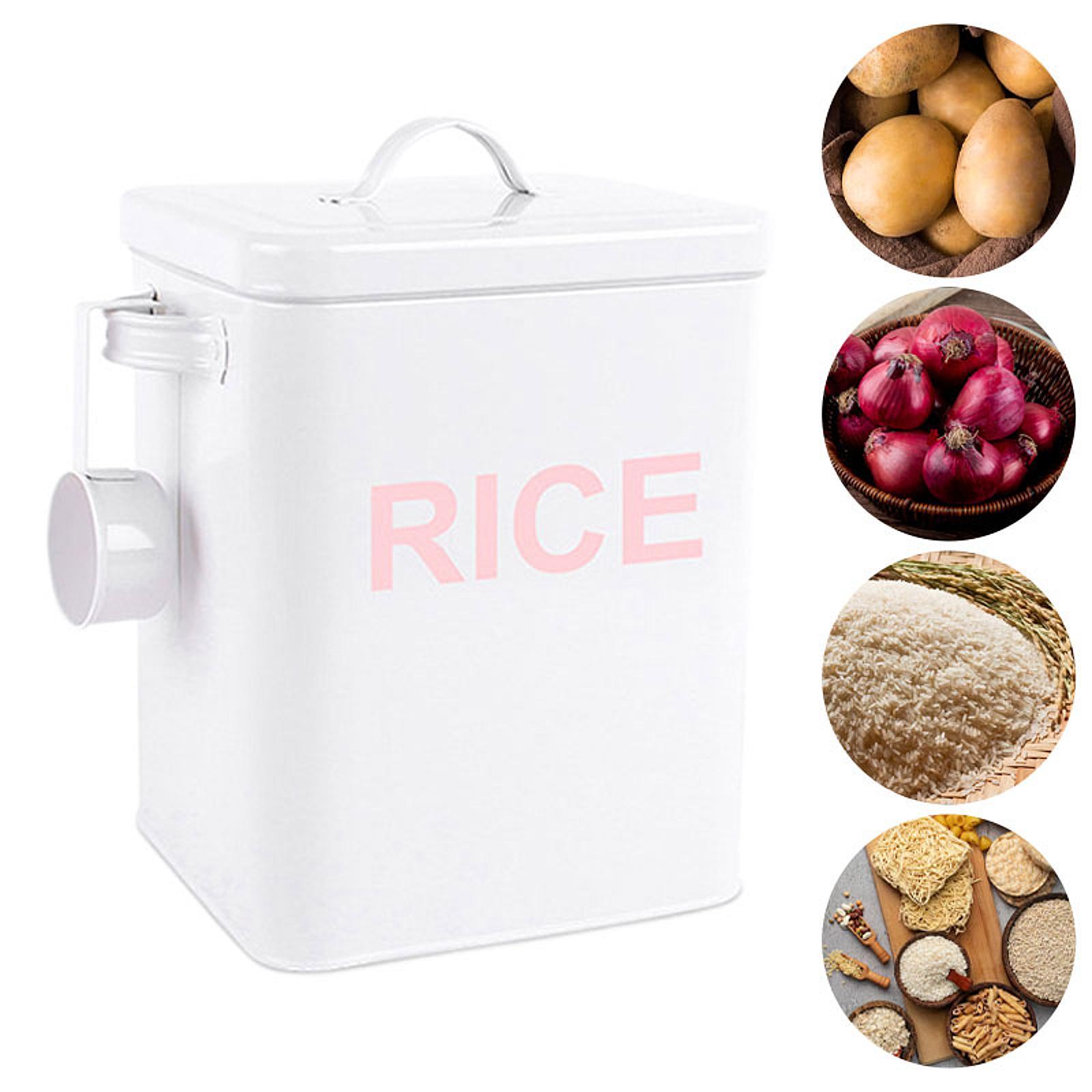 Versiegelte Metall-Reisaufbewa – Kitchen Baking Pantry Bewertung und Preis