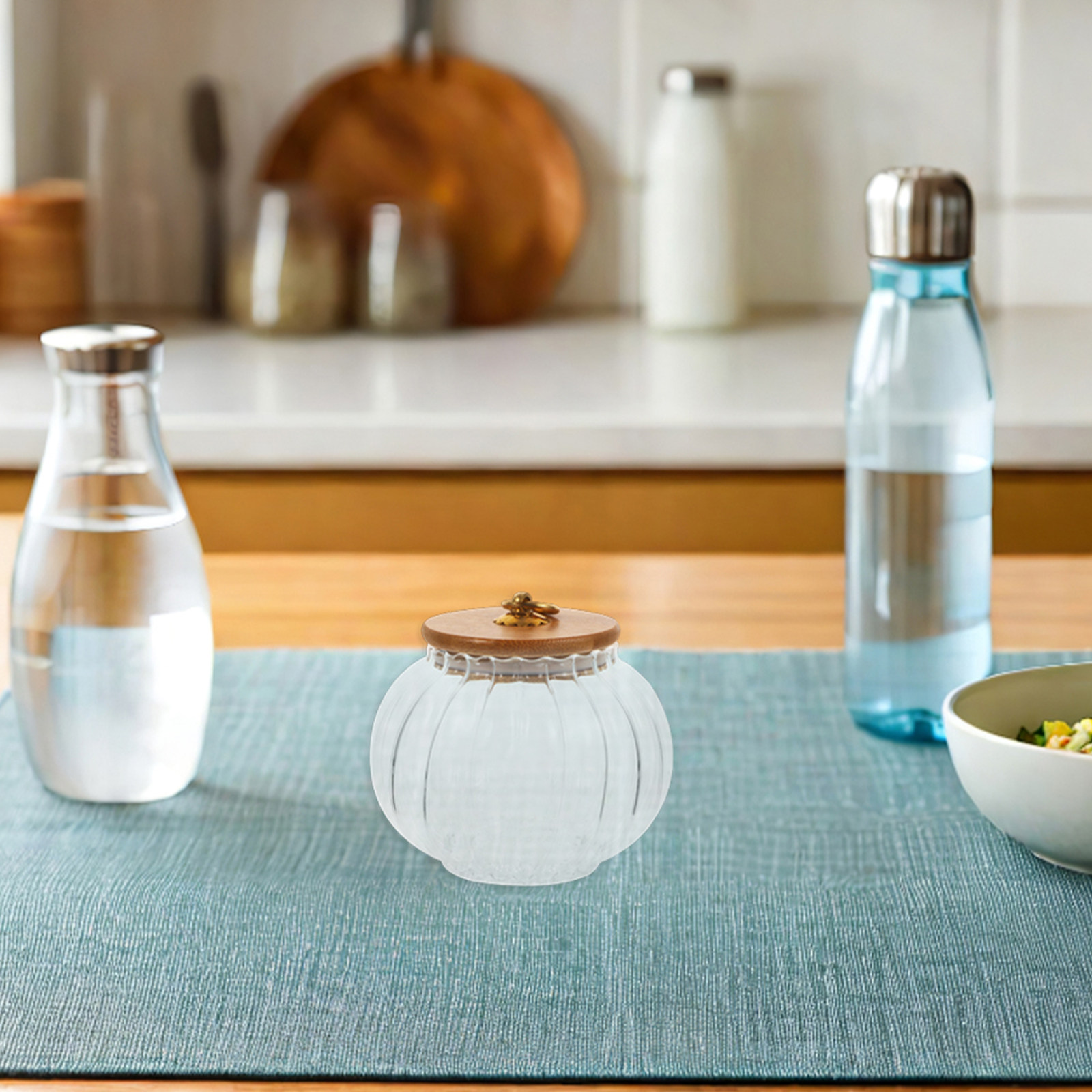 2 Stück Klare Kürbis-Glasbehäl – Kitchen Baking Pantry Bewertung und Preis