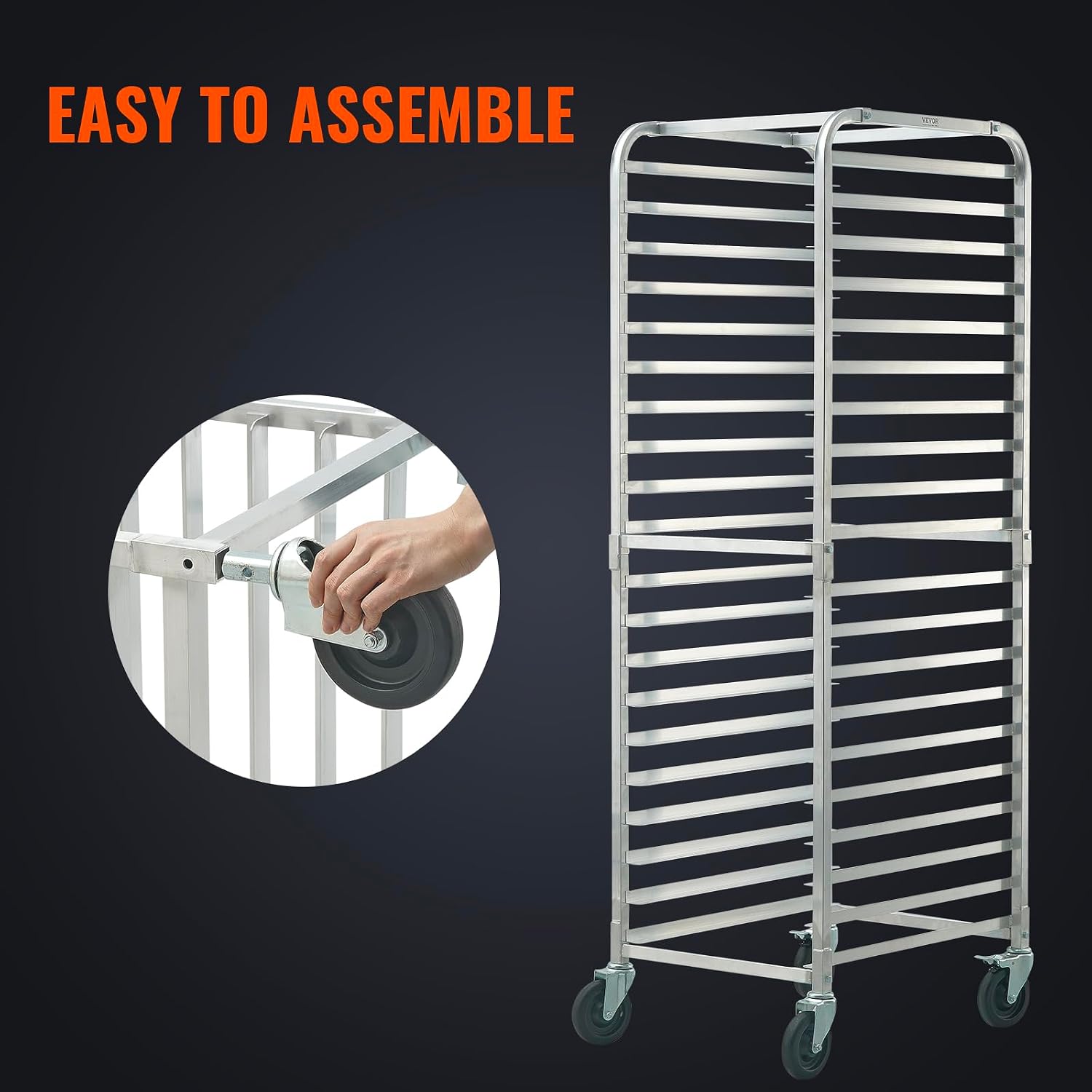 Zwanzigstöckiger gewerblicher  – Kitchen Baking Trolley Bewertung und Preis